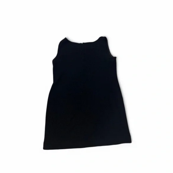 St. John Caviar black dress, size 12. Sleeveless with zip closure on back. - Picture 3 of 9